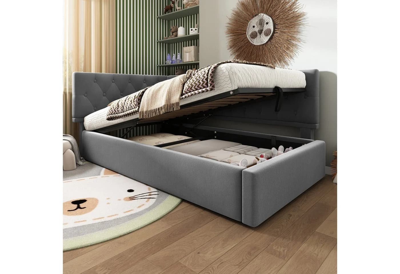 Flieks Polsterbett Kinderbett Daybett 90x190cm Schlafsofa