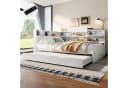 Flieks Daybett Weiß mit Ausziehbett und Stauraum Bild 1