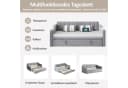 Flieks Daybett Polsterbett Schlafsofa 180x190cm Samt Bild 5