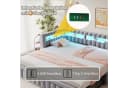 Flieks Daybett Polsterbett Schlafsofa mit Ausziehbett 90/180x200cm mit LED & Aufladen Bild 5