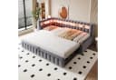 Flieks Daybett Polsterbett Schlafsofa 90/180x200cm Samt Bild 2