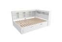Flieks Massivholzbett Doppelbett mit Stauraum und USB Bild 5