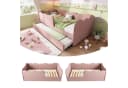 Flieks Daybett Rosa Samt mit Ausziehbett Bild 3