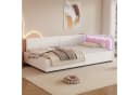 Flieks Daybett Polsterbett mit LED-Licht Weiß Bild 2