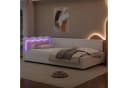 Flieks Daybett Polsterbett mit LED-Licht Weiß Bild 4