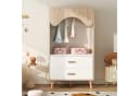Flieks Kinderkleiderschrank Modern Holzfarbe Bild 2