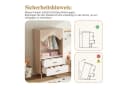 Flieks Kinderkleiderschrank Modern Holzfarbe Bild 3