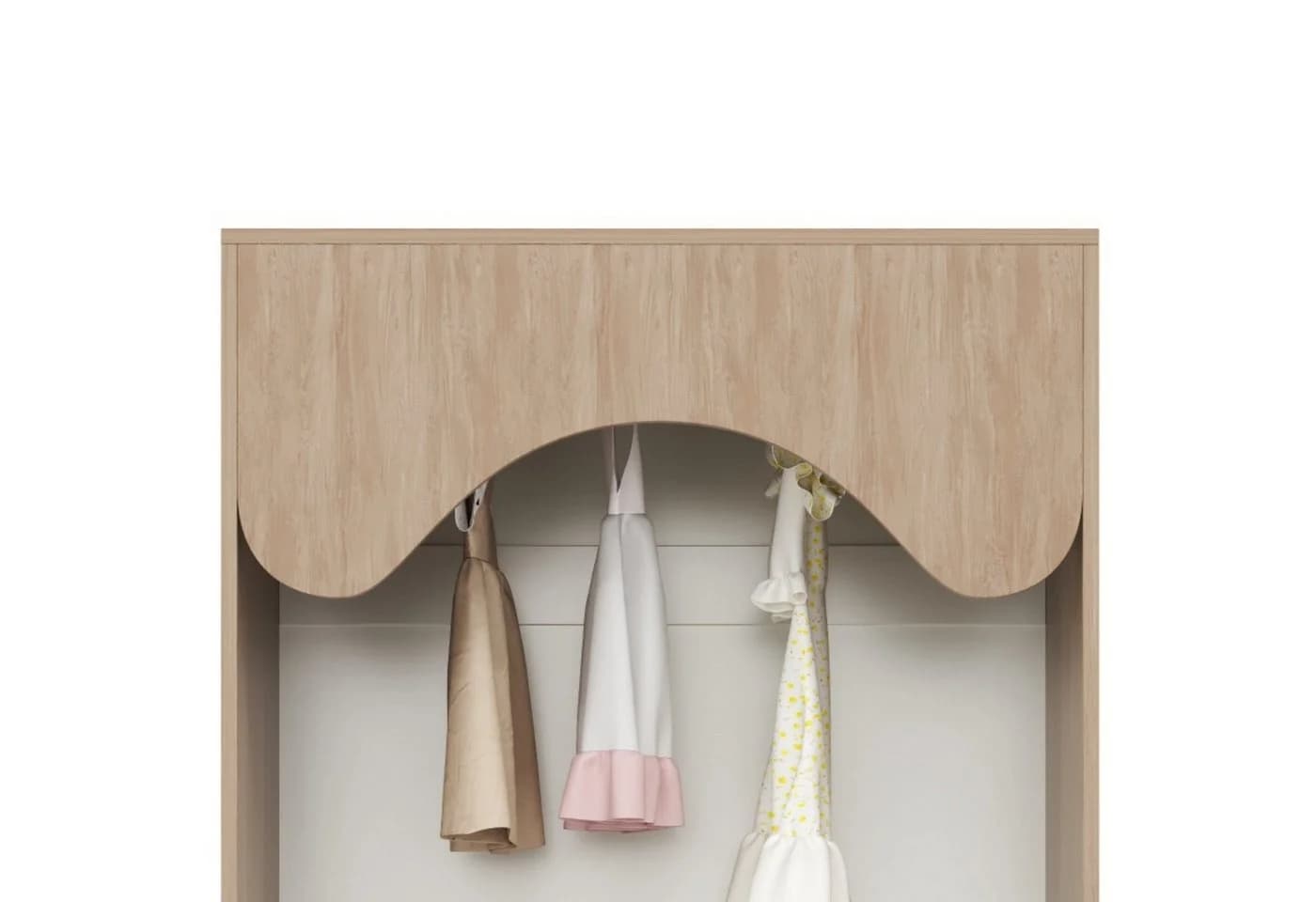Flieks Kinderkleiderschrank Modern Holzfarbe - Bild 5