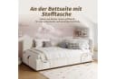 Flieks Polsterbett Hydraulisches Kinderbett Daybett 90x200cm mit USB-Aufladen & Stauraum Bild 5