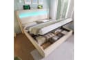 Flieks Polsterbett Beige mit LED & USB Bild 2