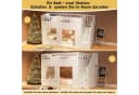 Flieks Hochbett Kinderbett Hausbett 90x200cm mit Stauraumtreppe Bild 5