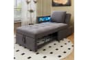 Flieks Daybett Polsterbett Schlafsofa mit verstellbarer Rückenlehne LED USB/Typ-C Bild 2