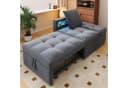 Flieks Daybett Polsterbett Schlafsofa mit verstellbarer Rückenlehne LED USB Typ-C Bild 3