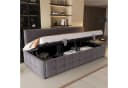 Flieks Daybett Hydraulisches Polsterbett Schlafsofa 90x200cm mit Stauraum Lattenrost Bild 1