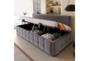 Flieks Daybett Hydraulisches Polsterbett Schlafsofa 90x200cm mit Stauraum Lattenrost Bild 2