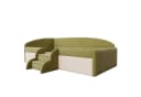 Flieks Polsterbett Kinderbett Schlafsofa 90x190cm mit Treppe und Lattenrost Bild 4