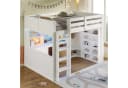 Flieks Hochbett Kinderbett 140x200cm mit LED-Lichtleiste Bild 4