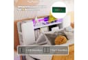 Flieks Polsterbett Hydraulisches Stauraumbett Kinderbett 90x200cm mit LED und Aufladen Bild 5