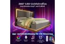 Flieks Polsterbett Grau mit LED-Beleuchtung & Stauraum Bild 5