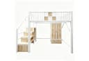 Flieks Hochbett Metall 140x200 mit Kleiderschrank & Stauraumtreppe Bild 5