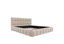 Flieks Polsterbett 140x190 Beige Samt Bild 4