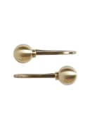 Next Raffhalter Raffhaken Kugeldesign 2er-Set Antique Brass Metall Bild 2