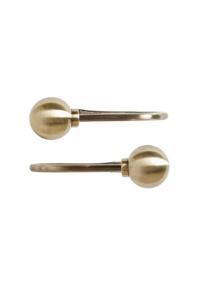 Next Raffhalter Raffhaken Kugeldesign 2er-Set Antique Brass Metall - Bild 2