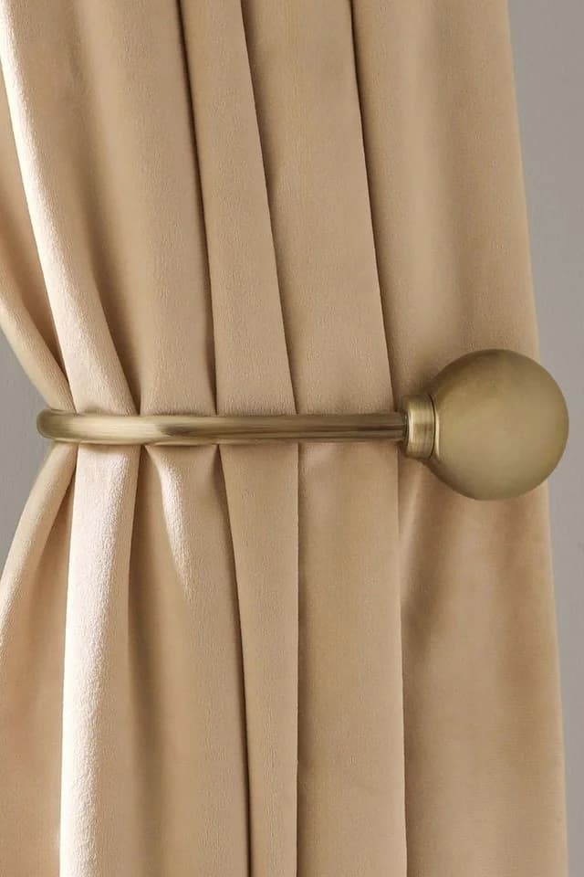 Next Raffhalter Raffhaken Kugeldesign 2er-Set Antique Brass Metall - Bild 4