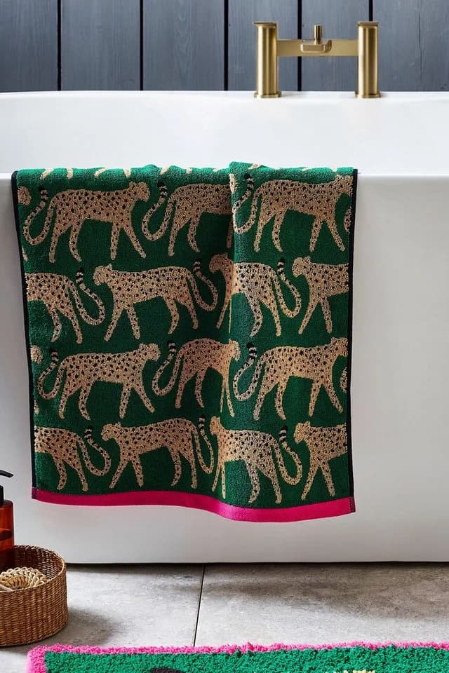 Next Handtuch mit Gepard-Animal-Print aus Baumwolle - Bild 4