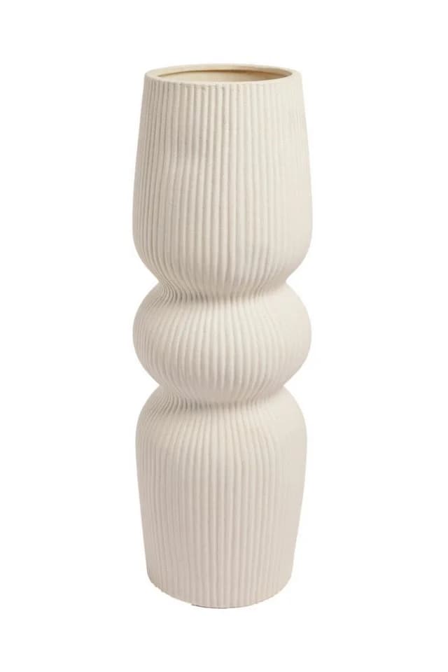 Next Dekovase Große, organisch strukturierte Vase Beige - Bild 2