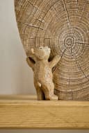 Next Dekobuchstabe Bertie the Bear Dekofigur Kunstharz Braun Bild 1