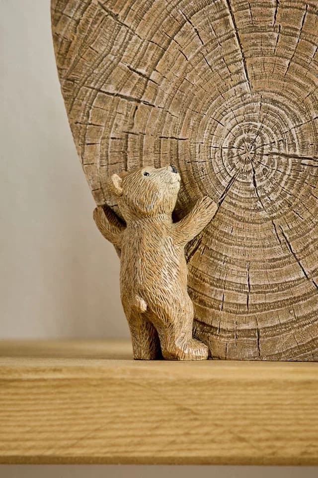 Next Dekobuchstabe Bertie the Bear Dekofigur Kunstharz Braun