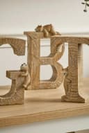 Next Dekobuchstabe Bertie the Bear Dekofigur Kunstharz Braun Bild 4