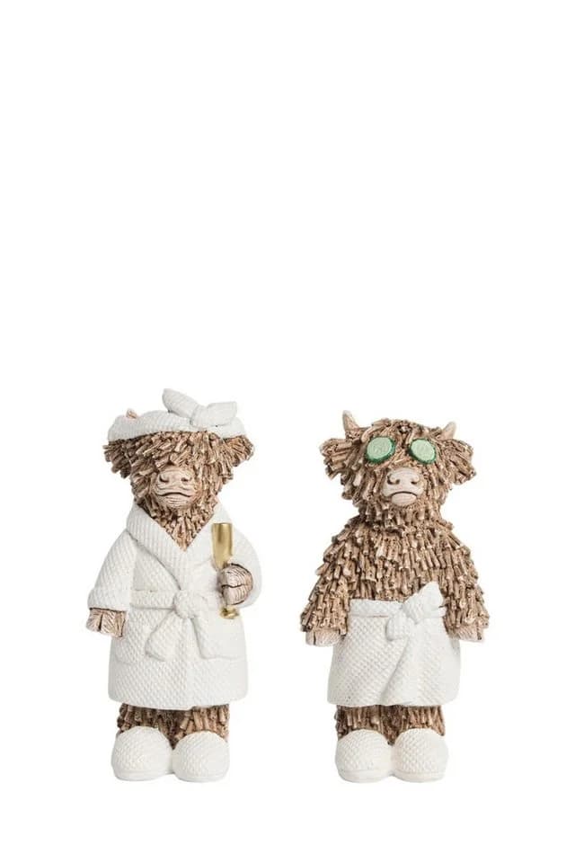 Next Dekofigur Hamish Spa-Deko 2er-Set Beige Kunstharz - Bild 2