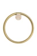 Next Handtuchring N Premium Handtuchring Goldfarben Marmor Edelstahl Bild 2