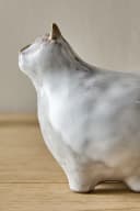 Next Ringhalter Katze Chester Grau Steingut Bild 4