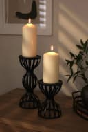 Next Kerzenhalter Stumpenkerzenhalter aus Draht Schwarz Bild 3