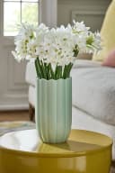 Next Dekovase Kleine Vase mit Bogenkante Steingut Bild 1
