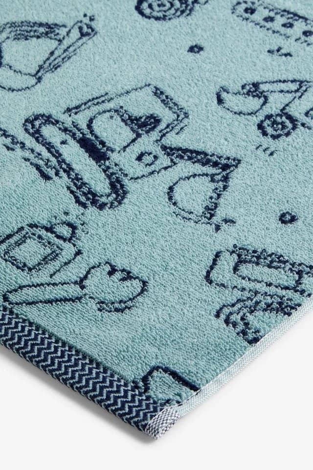 Next Kinderhandtuch 100% Baumwolle Blau - Bild 3