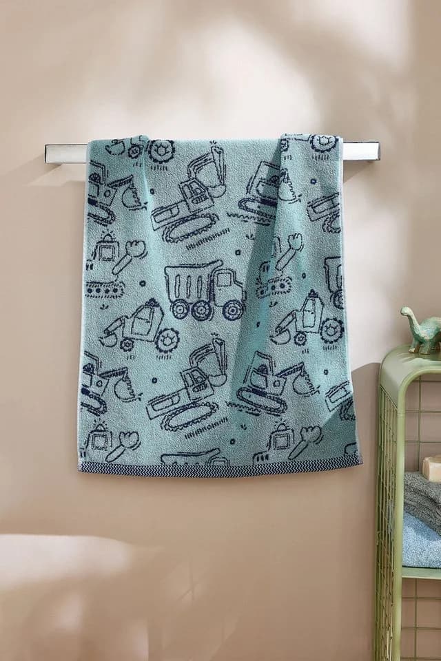 Next Kinderhandtuch 100% Baumwolle Blau - Bild 4