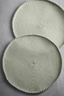 Next Platzset mit Bommeln 4er-Set Sage Green Bild 3