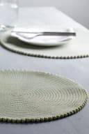 Next Platzset mit Bommeln 4er-Set Sage Green Bild 4