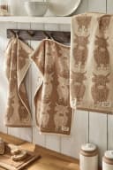 Next Geschirrtuch 3er-Set Baumwolle Beige Bild 4