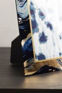 Next Bilderrahmen Marmor-Glas Marineblau Gold-Metallic Bild 5