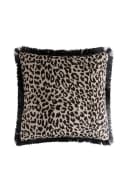 Next Dekokissen Velvet Leopard Fringe 43x43cm Braun/Schwarz Bild 2