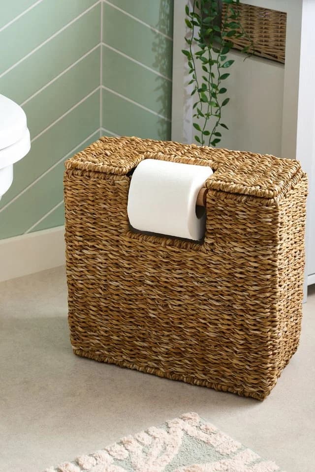 Next Toilettenpapierhalter aus Seegras mit Korb - Bild 2