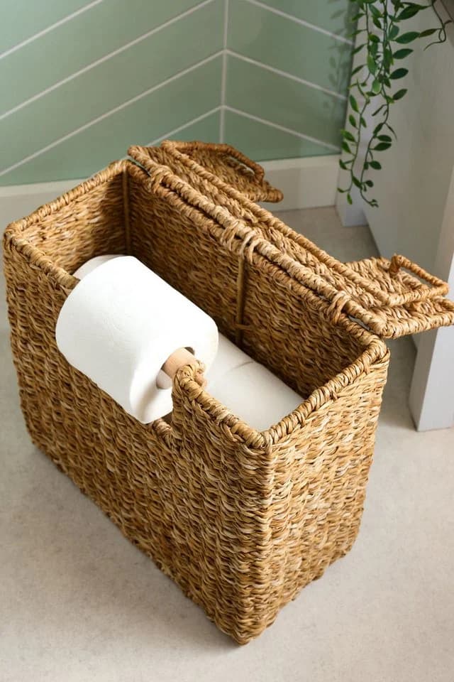 Next Toilettenpapierhalter aus Seegras mit Korb - Bild 3