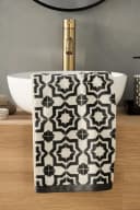 Next Handtuch mit Kachelmuster aus 100 % Baumwolle Bild 1