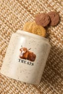 Next Vorratsdose Hamish Hochlandrind Keksdose Steingut Holz Beige Bild 5