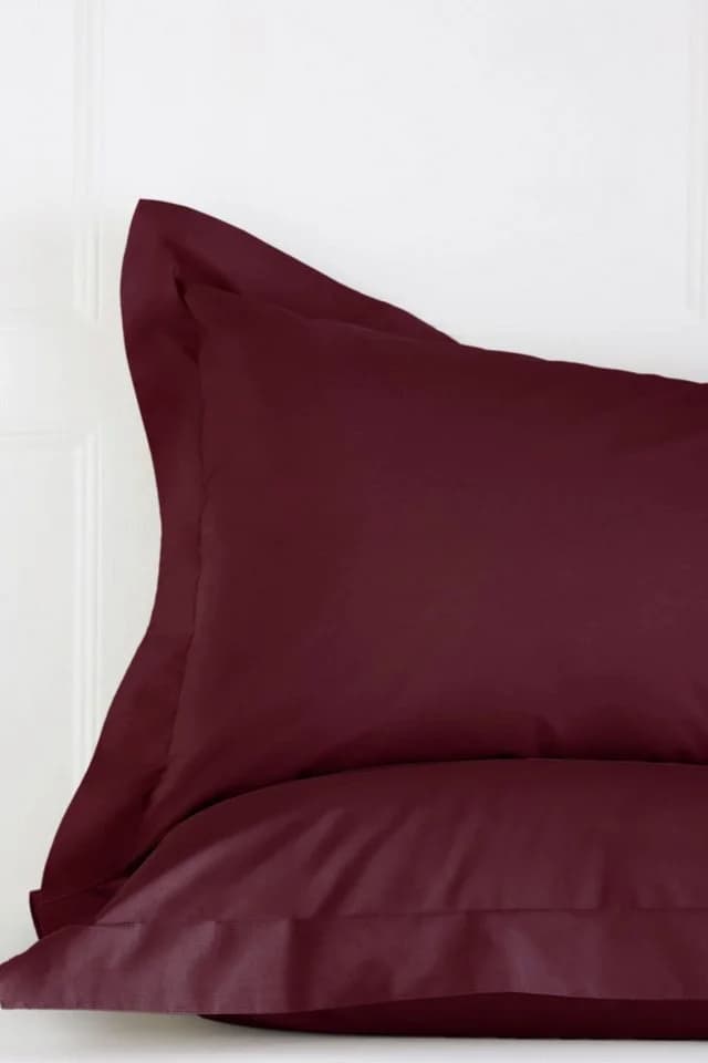 Next Kissenbezug 2er-Pack Burgundy Red Baumwolle Polyester - Bild 3